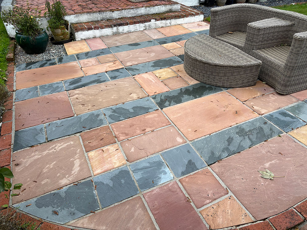 Garden patio design and build